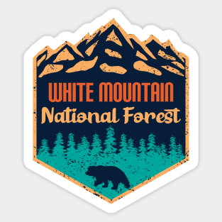 White mountains national forest Sticker